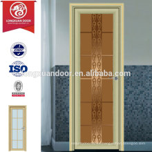 Puertas de aluminio de vidrio de calidad duradera, puertas de un solo interior, sea la puerta de la cocina o del baño u otras puertas especiales